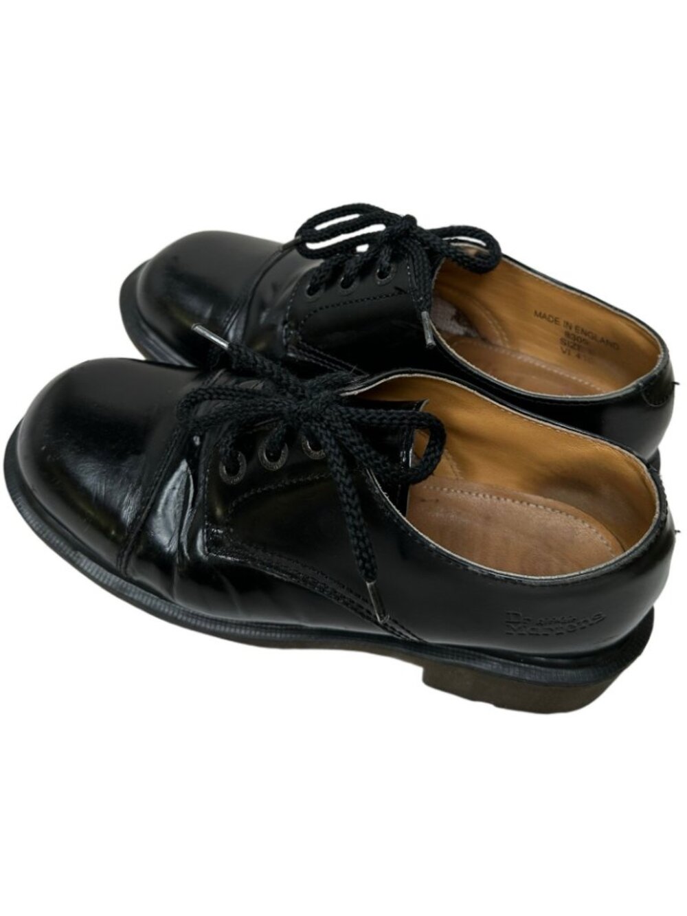 Dr Martens Platform Oxfords Cap Toe Black England Women’s Size 6 Chunky Y2K - Picture 8 of 9